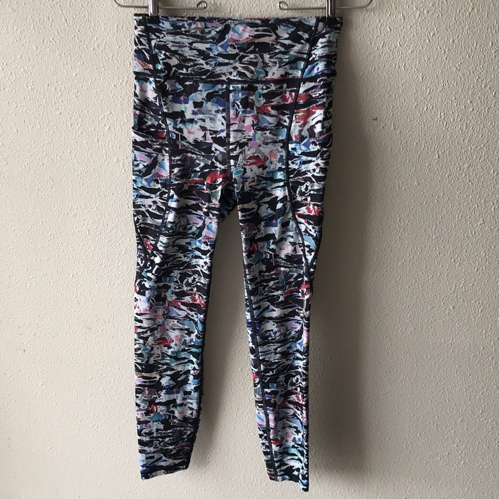 Lululemon Leggings Break Free Tight 25" Culture Clash Starlight Black Print 6
